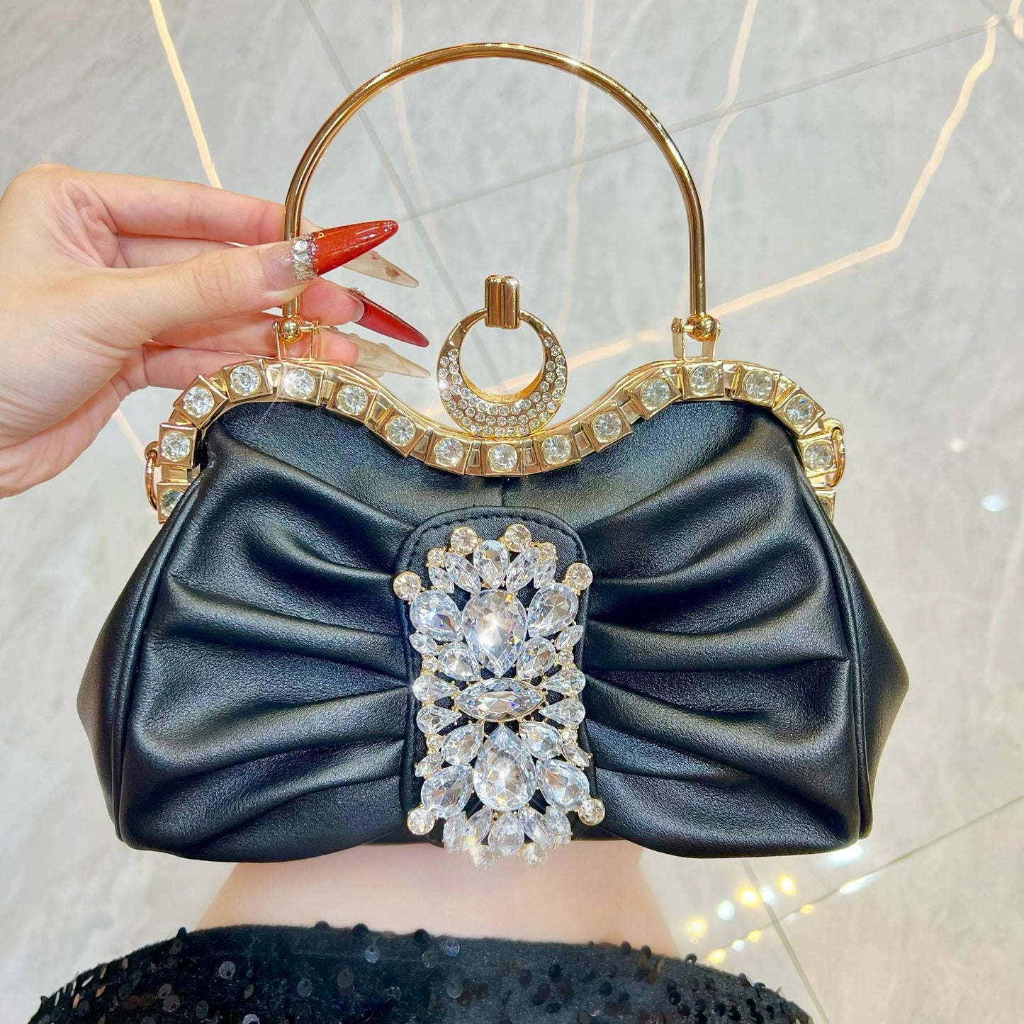Diamond Fashion Bridesmaid Wedding Exquisite Banquet Dinner Bag