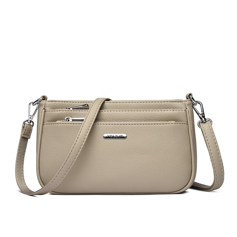 Glamorous Women's Fashion Soft Leather Mother Women's Shoulder Bag