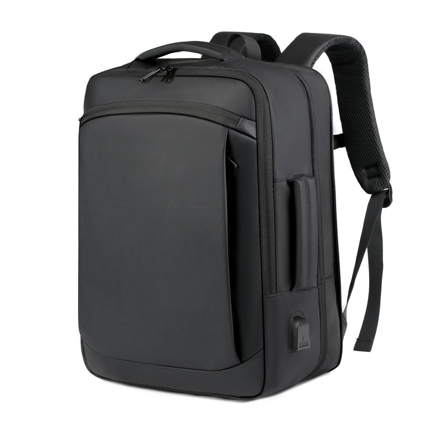 Men's Commuter High-grade Flat Simple Large Capacity Business Backpack