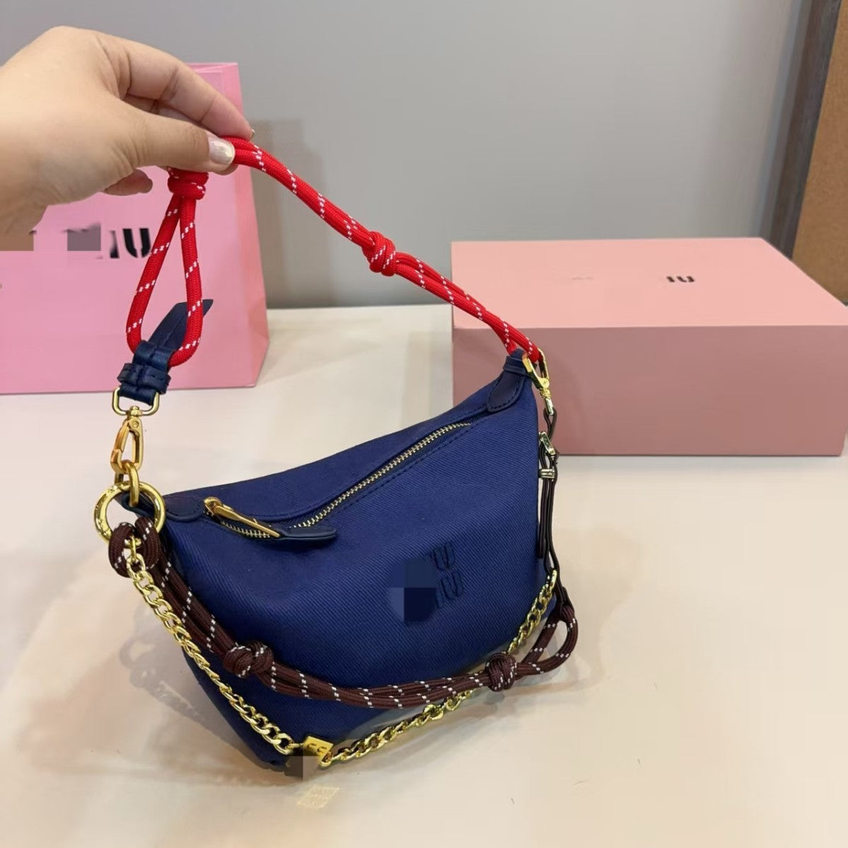 Women's Home Bends Hitches Strap Canvas Lunch Box Surfing Rope Bags