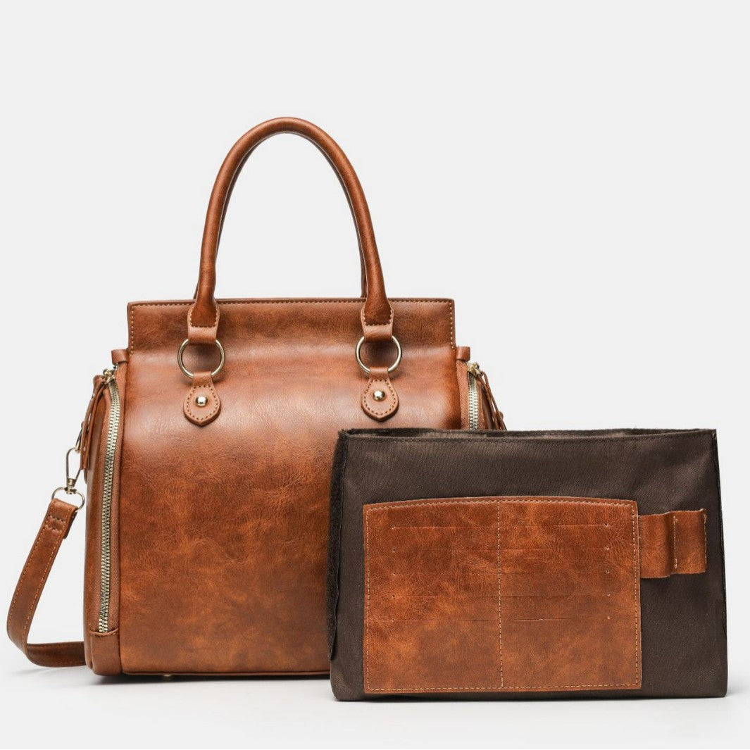 Women's Niche Portable Large Capacity Totes Commute Shoulder Bags