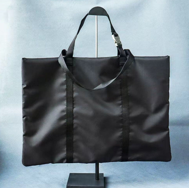 Men's Black High Street Hip Hop Shoulders Sports Satchel, Hanging Bag
