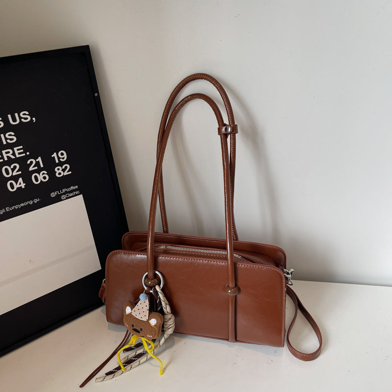Women's Fashion Underarm Autumn Baguette Trendy Western Women's Messenger Bag