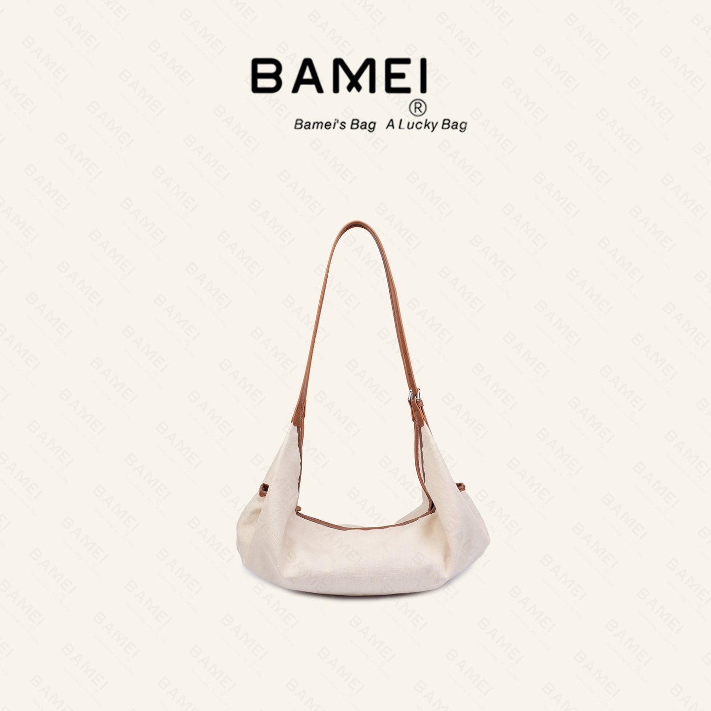 Eight Ramie Fashion Simple Lightweight Exquisite Women's Messenger Bag