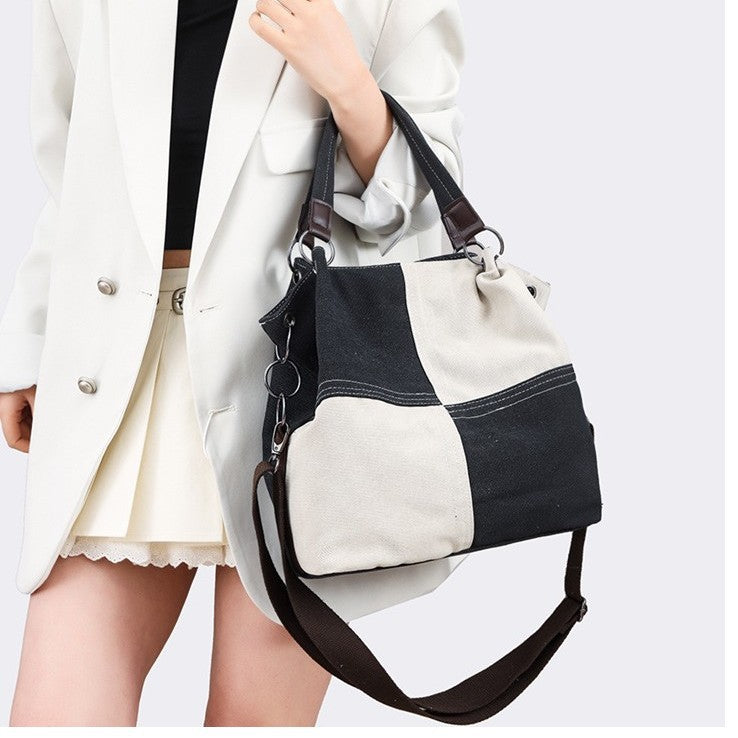 Women's Canvas Large Capacity Simple Fashion Women's Messenger Bag