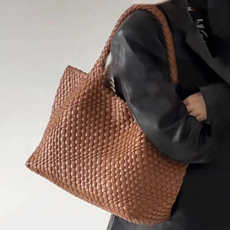 Women's High-grade Hand-woven Large Capacity Fashion Commuter Bags