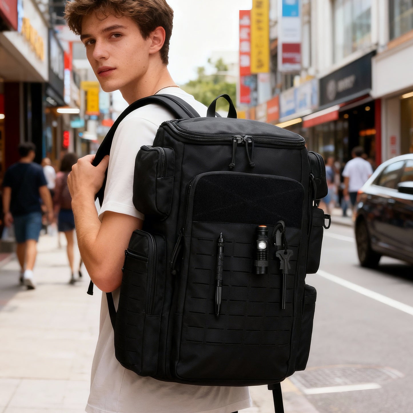 Unique Large Capacity Hiking Camping Waterproof Tactical Backpack
