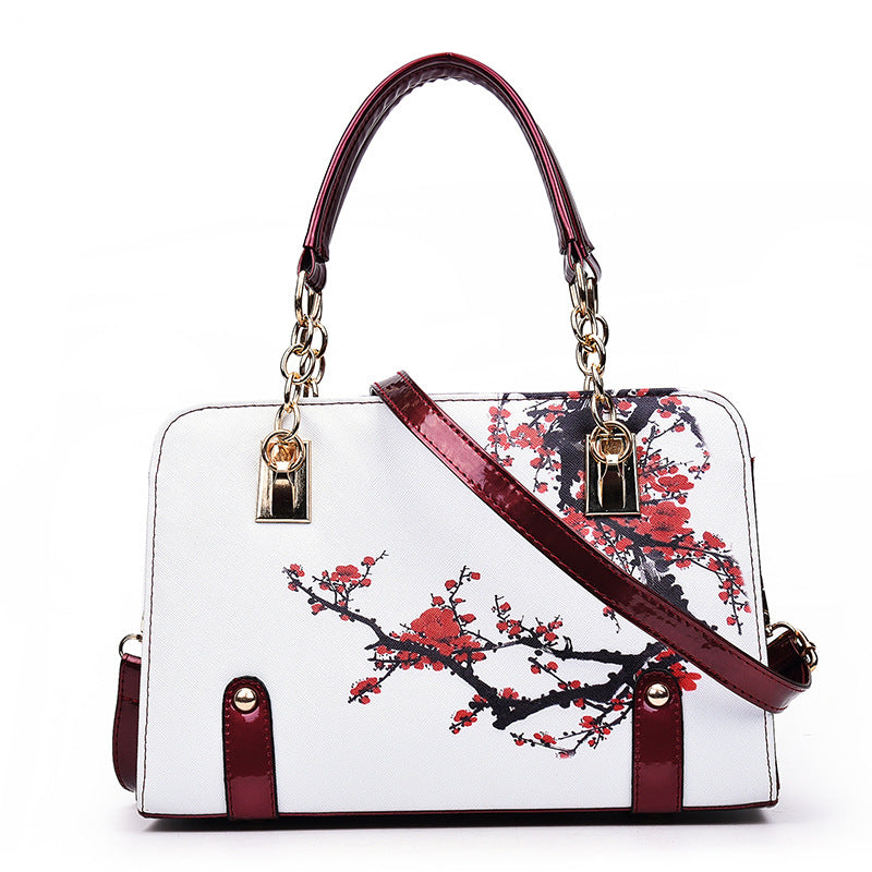 Women's Trendy Printed Shell Fashion Portable Bags