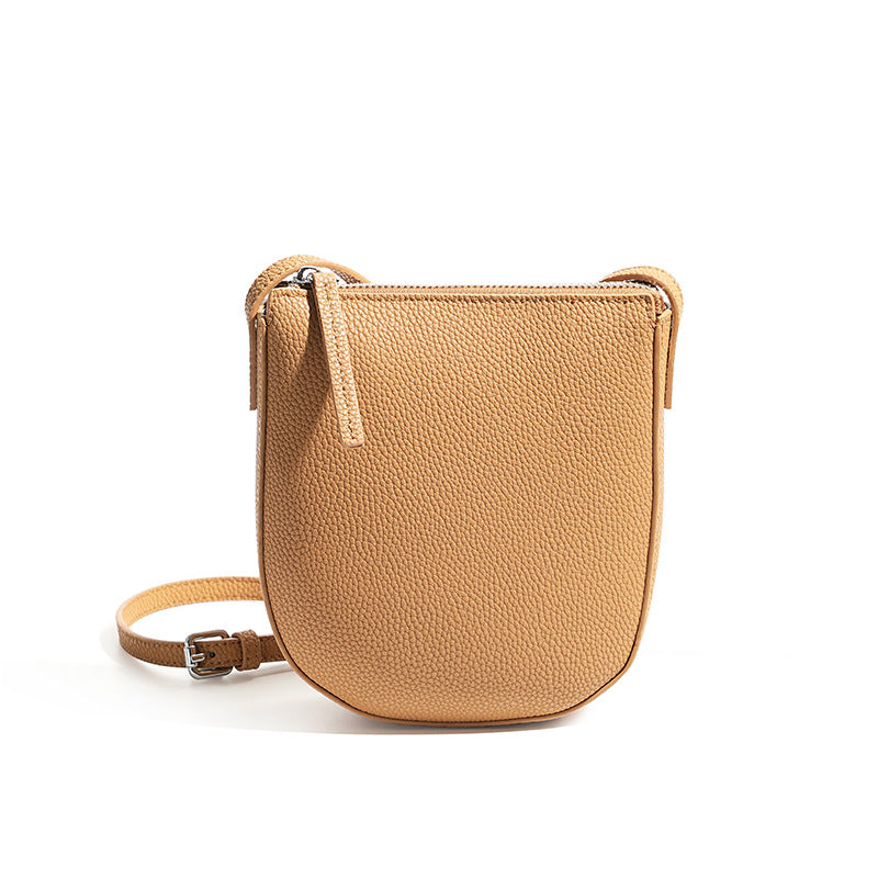 Women's Niche Genuine Leather High-grade Mobile For Women's Messenger Bag
