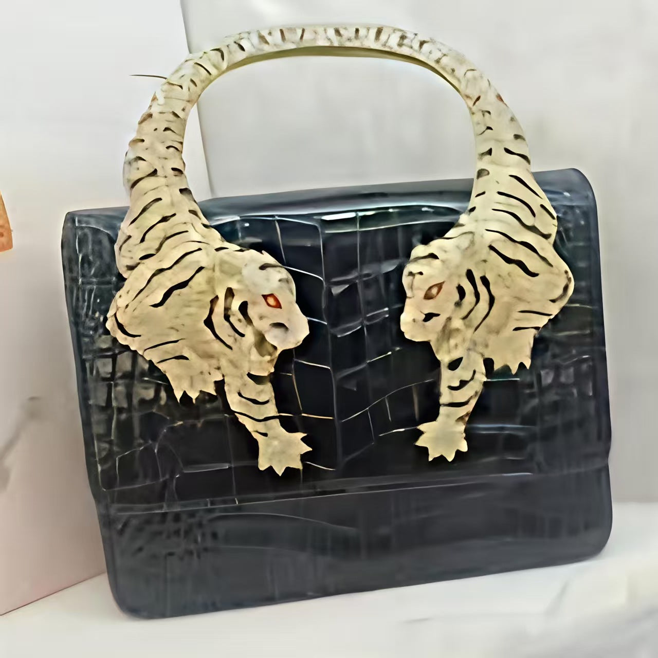 Fashion Creative Durable Tiger Crocodile Pattern Shoulder Bags