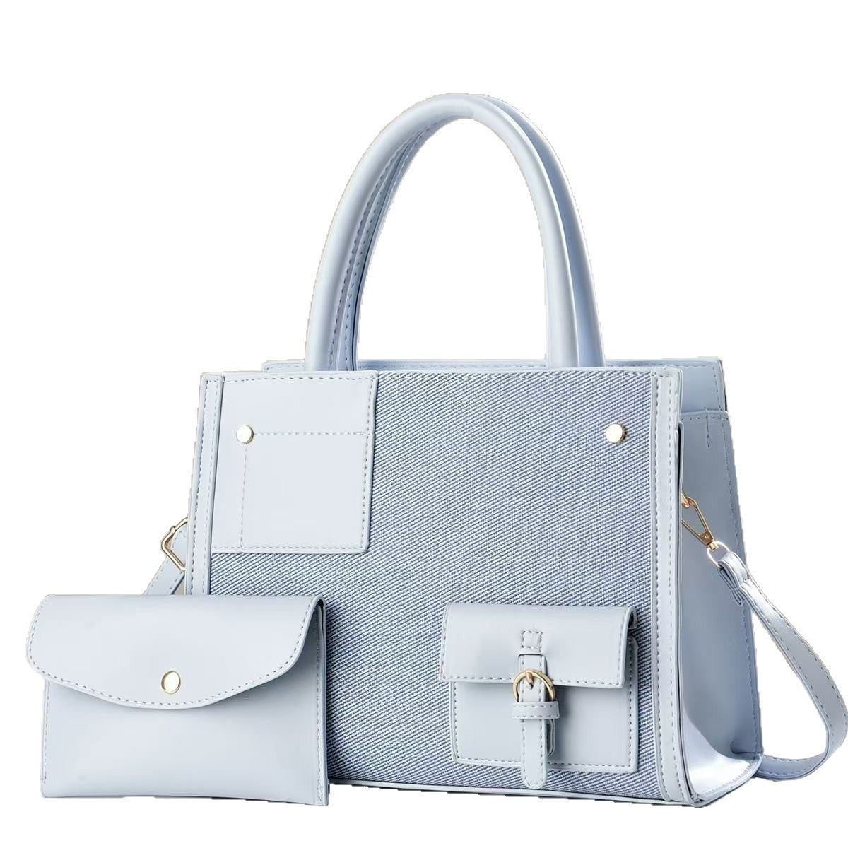 Women's High-grade Stitching Fresh Single Fashion Large Capacity Out Women's Messenger Bag