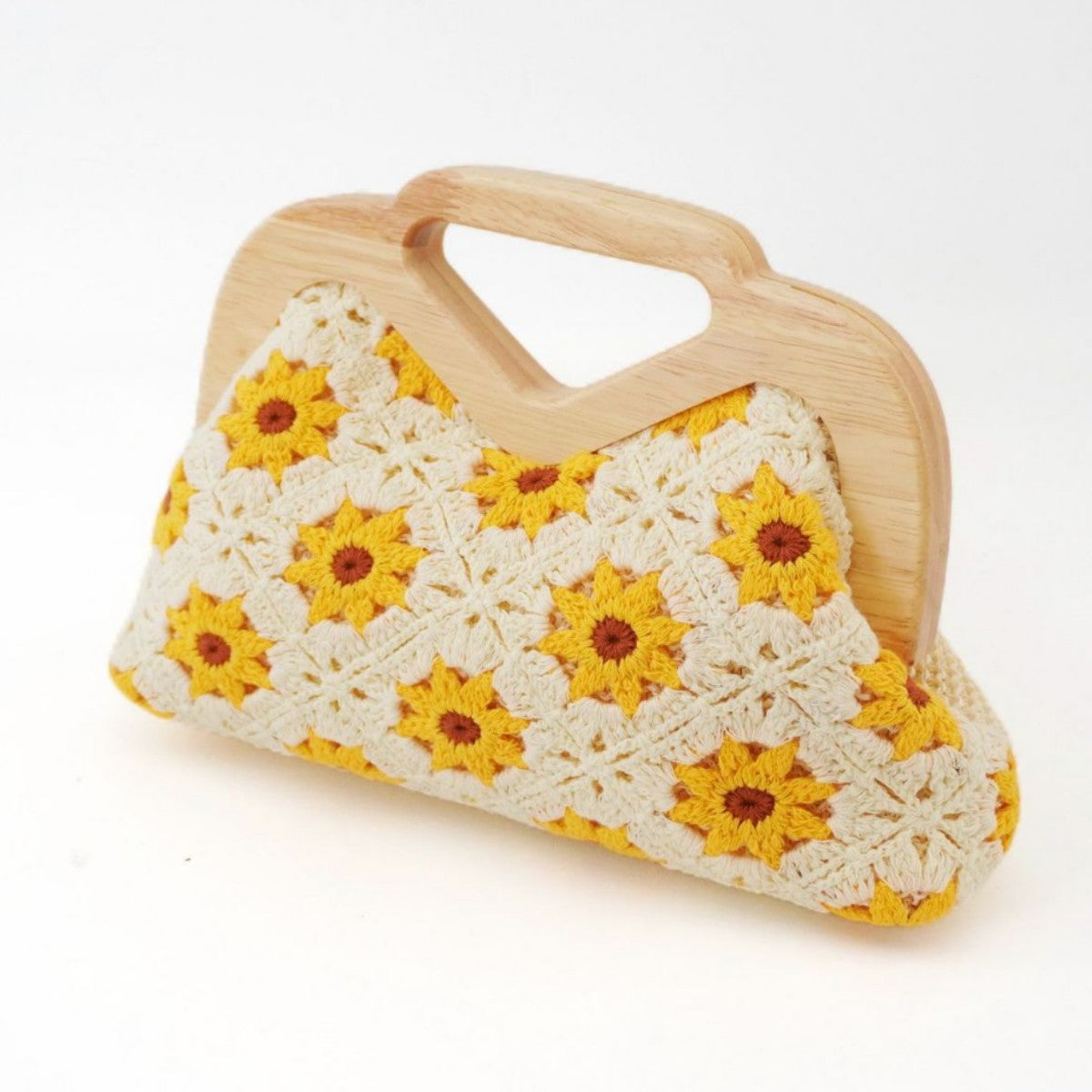 Women's Hand-woven Exquisite Pattern Sunflower Woven Clutch The Bags