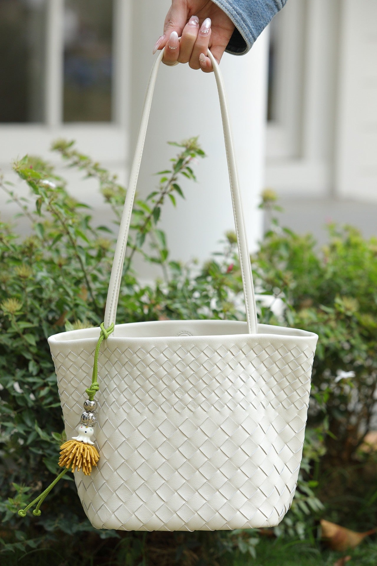 Spring Sheepskin Hand-woven Genuine Leather High Texture Bags