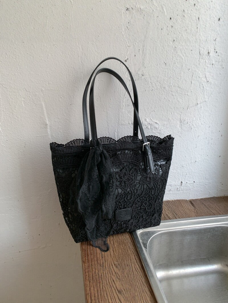 Women's Lace Large Capacity Versatile Commuter Mori Women's Shoulder Bag