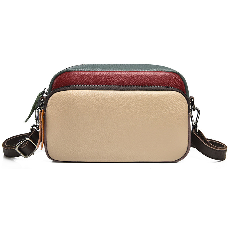 Women's Fashion Simple First Layer Soft Cowhide Women's Leather Bag