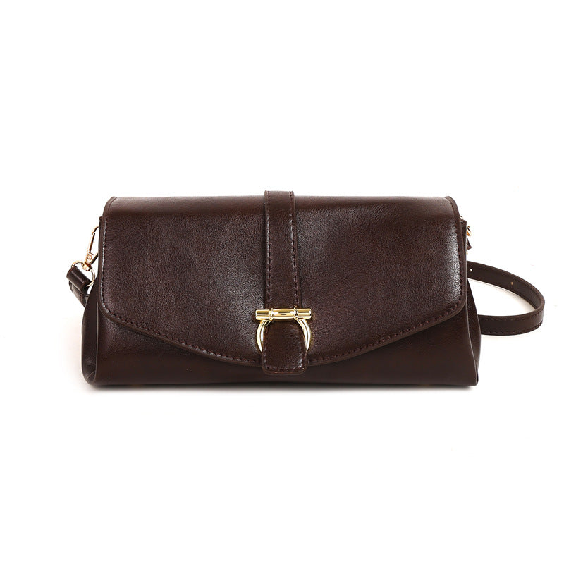 Fashion High Sense Female Personality Versatile Design Latch Women's Shoulder Bag