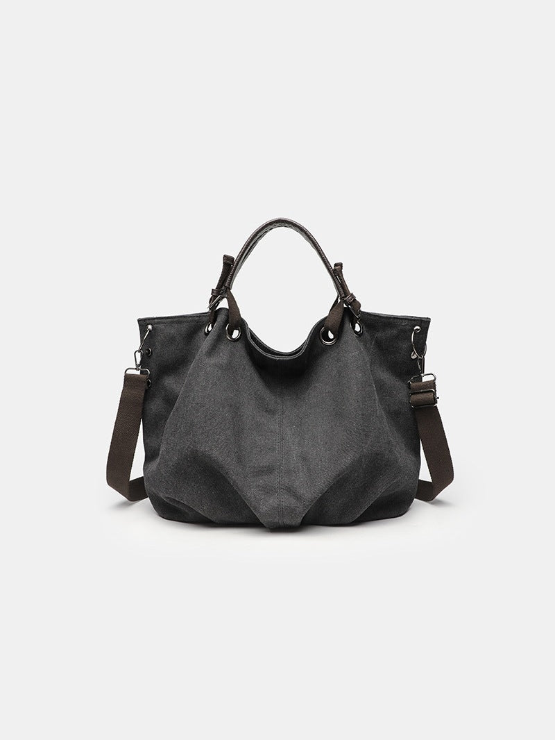 Women's & Men's Retro Fashion Canvas Large Capacity Tote Bags