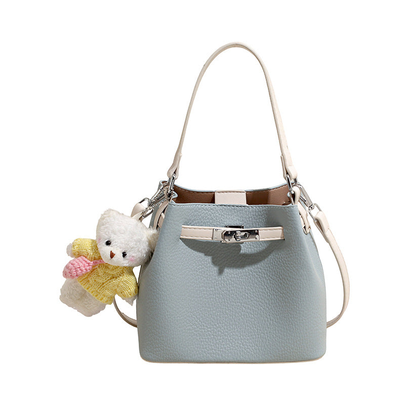 Women's Simple Spring Commuter High Sense Large Bucket Bags