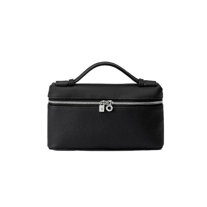 Women's Lunch Box Genuine Leather Portable Pouch Light Women's Shoulder Bag