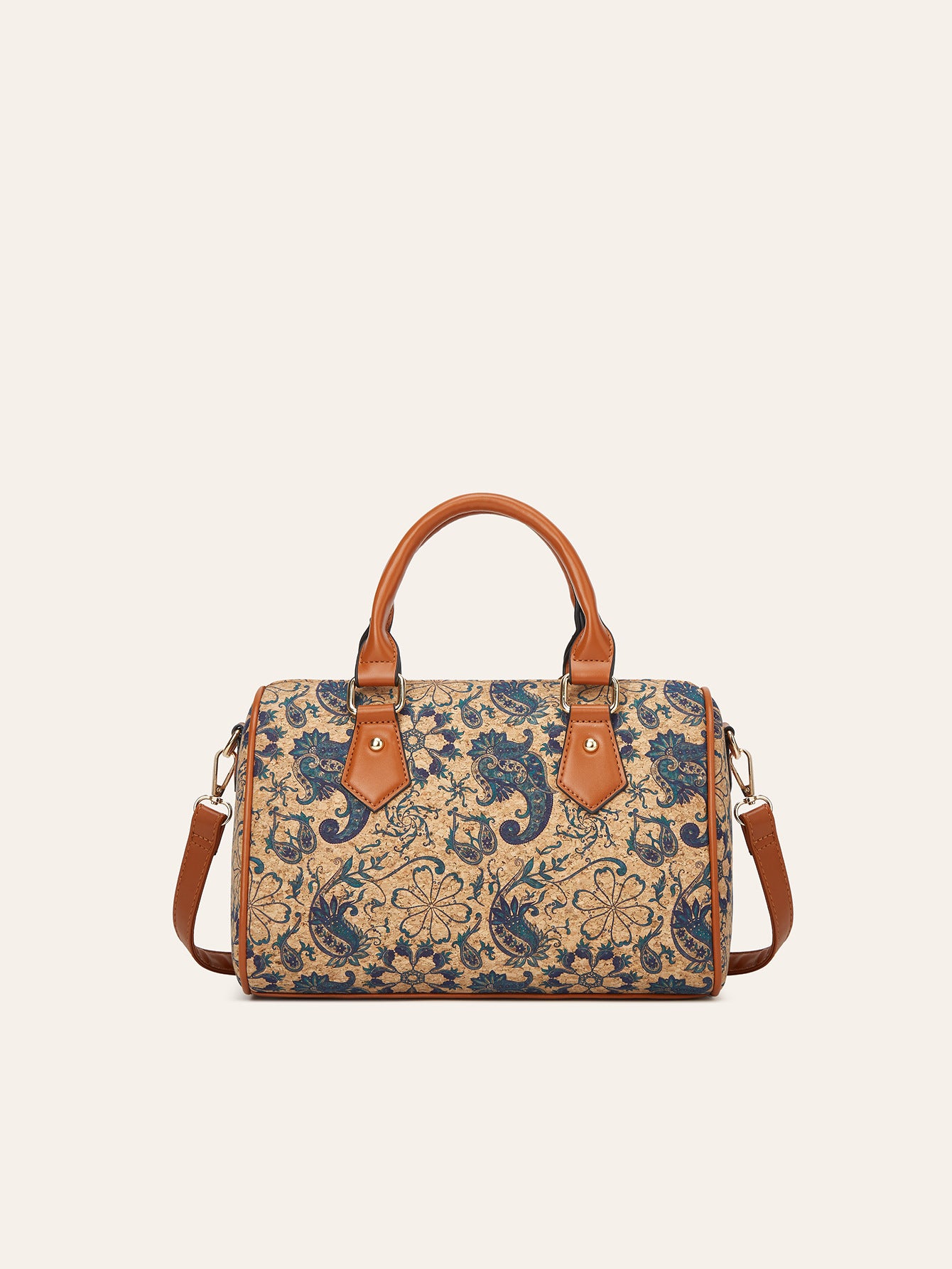 Women's Vintage Soft Wood Grain Printing Ethnic Bags
