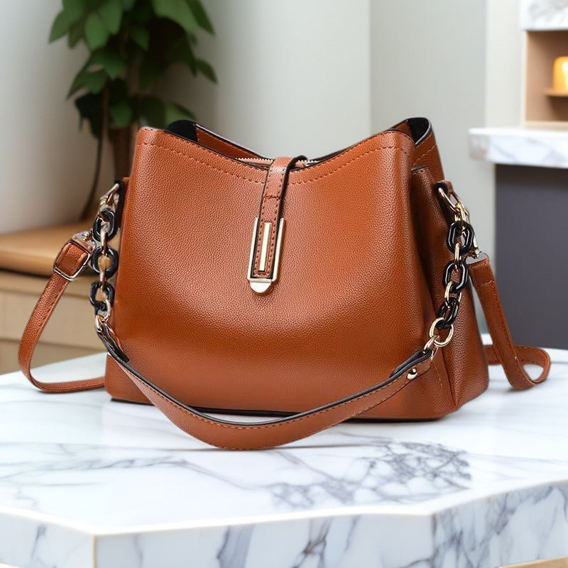 Women's Design Simple Temperament Trendy Fashion Good-looking Women's Messenger Bag