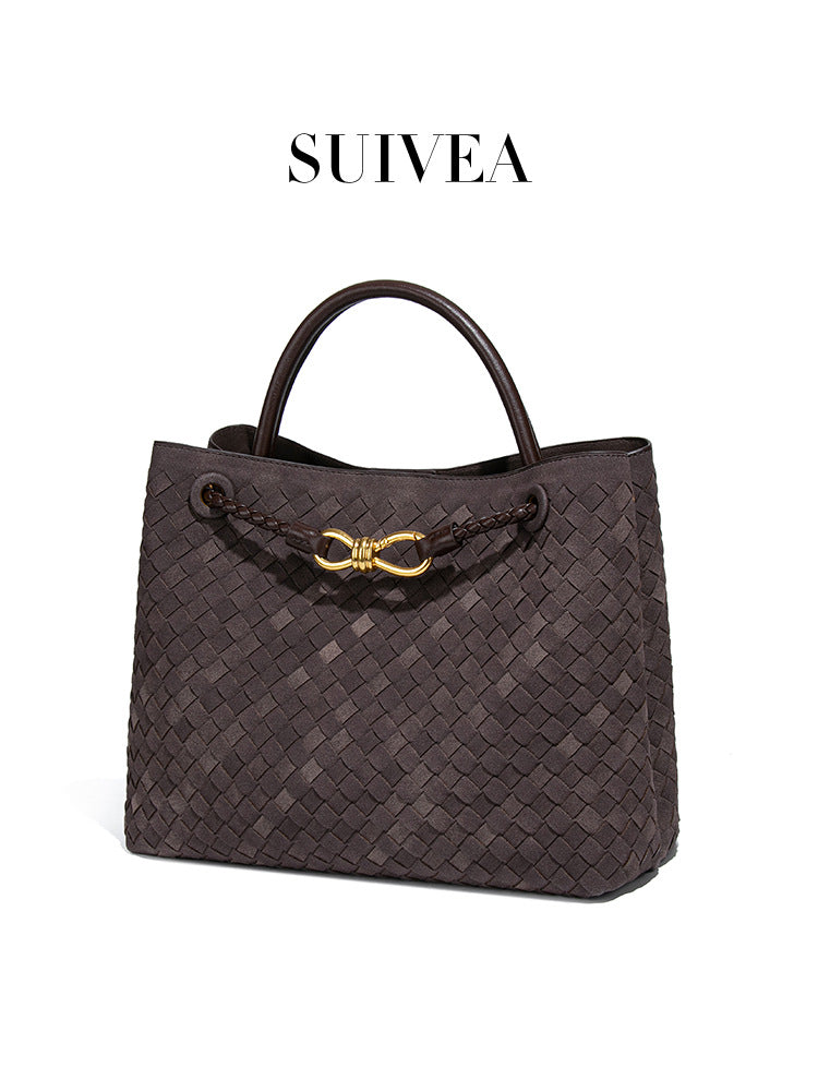 Women's High-grade Hand-woven Commuter Large Capacity Fashion Women's Handbag