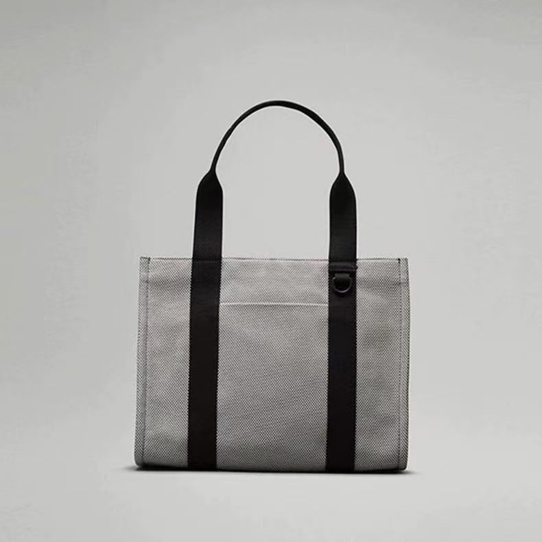 Women's Two-color Canvas Three-dimensional Portable Large Capacity Women's Messenger Bag
