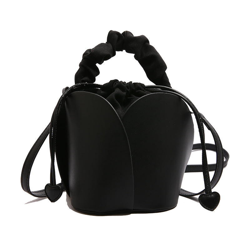 Women's Hand Carrying Large Capacity Red Petal Handbags