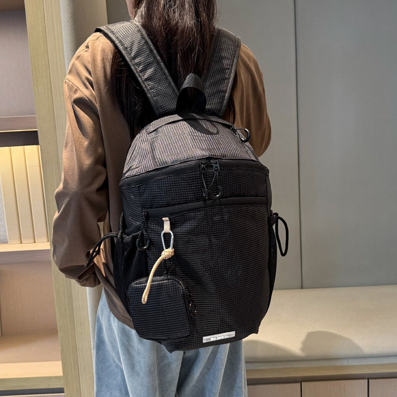 Women's & Men's Simple Nylon Lightweight Large Capacity Junior's Leisure Backpack