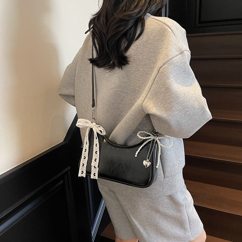 Fashion Commuter Underarm Female Summer Laced Small Square Bag