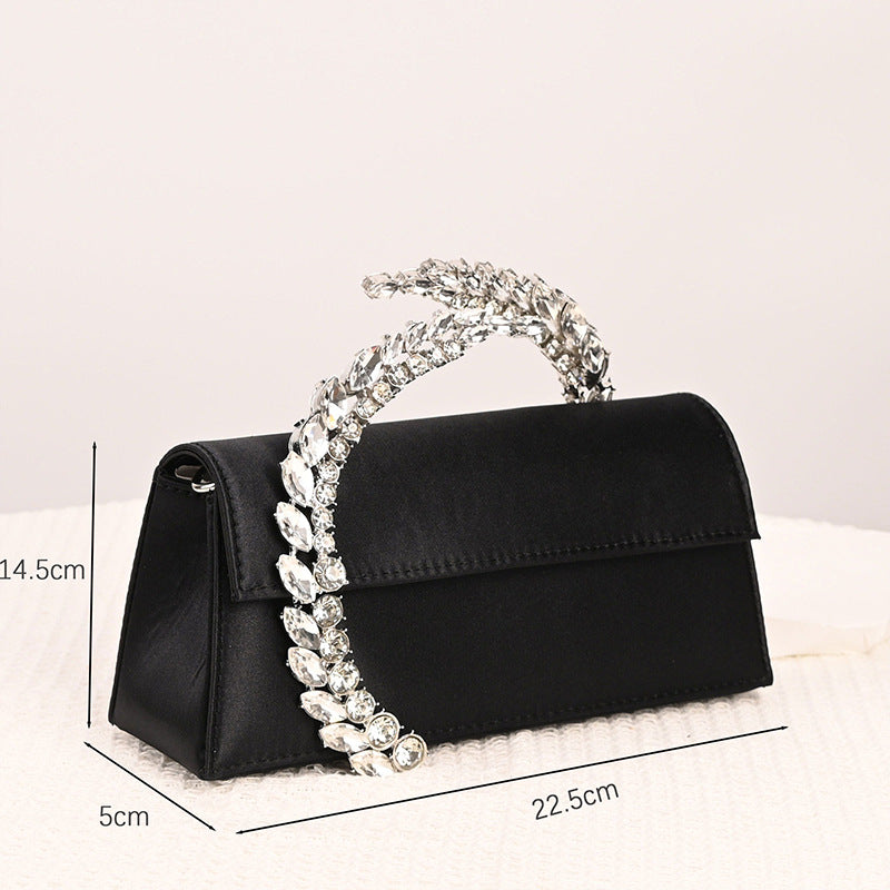 Women's Rhinestone High-grade Light Luxury Fashionable Dinner Bag