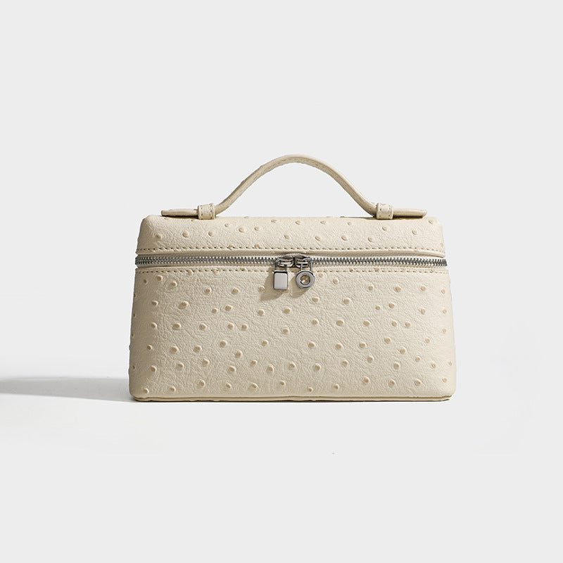 Genuine Leather Kelly Box Light Luxury Advanced Women's Shoulder Bag