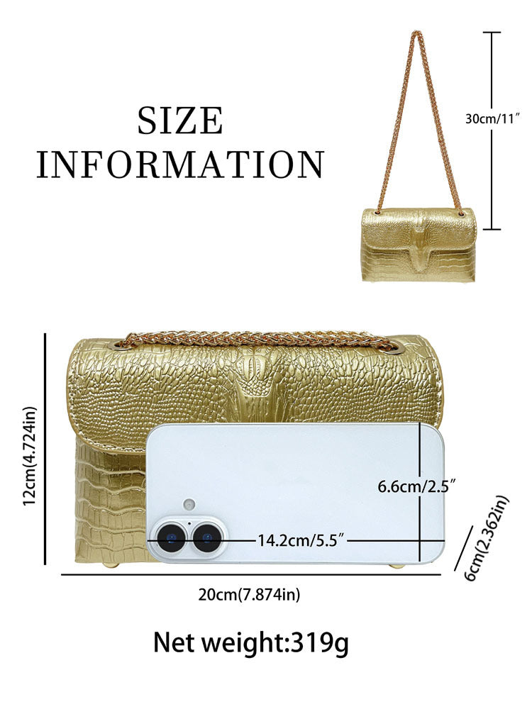 Light Luxury Underarm Banquet Chain Clutch Dinner Bag