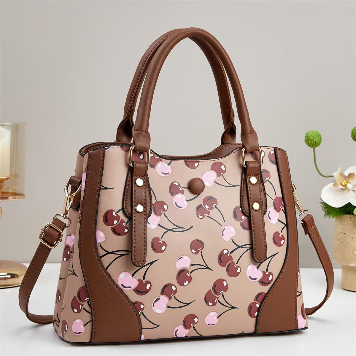 Classic Printing Contrast Color Retro Niche Out Bags