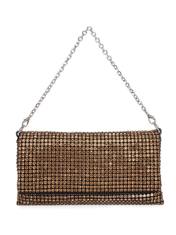 Women's Summer Chain Rhinestone Light Luxury Dinner Bag