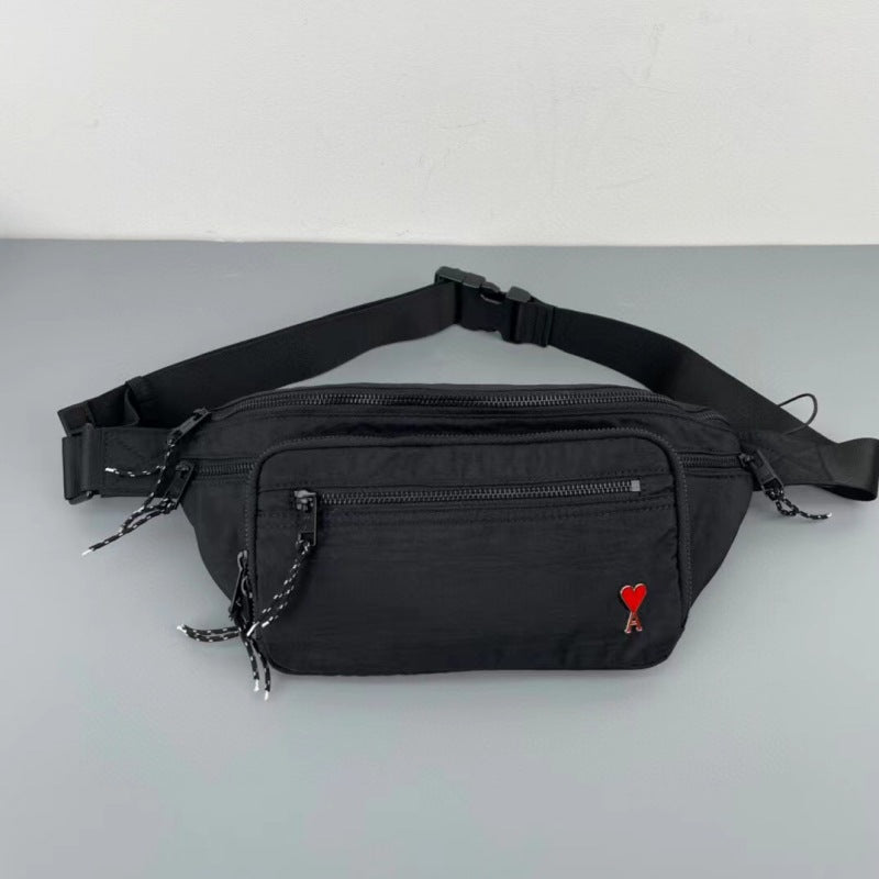 Classy Unisex First Layer Cowhide Love Shoulder Bags