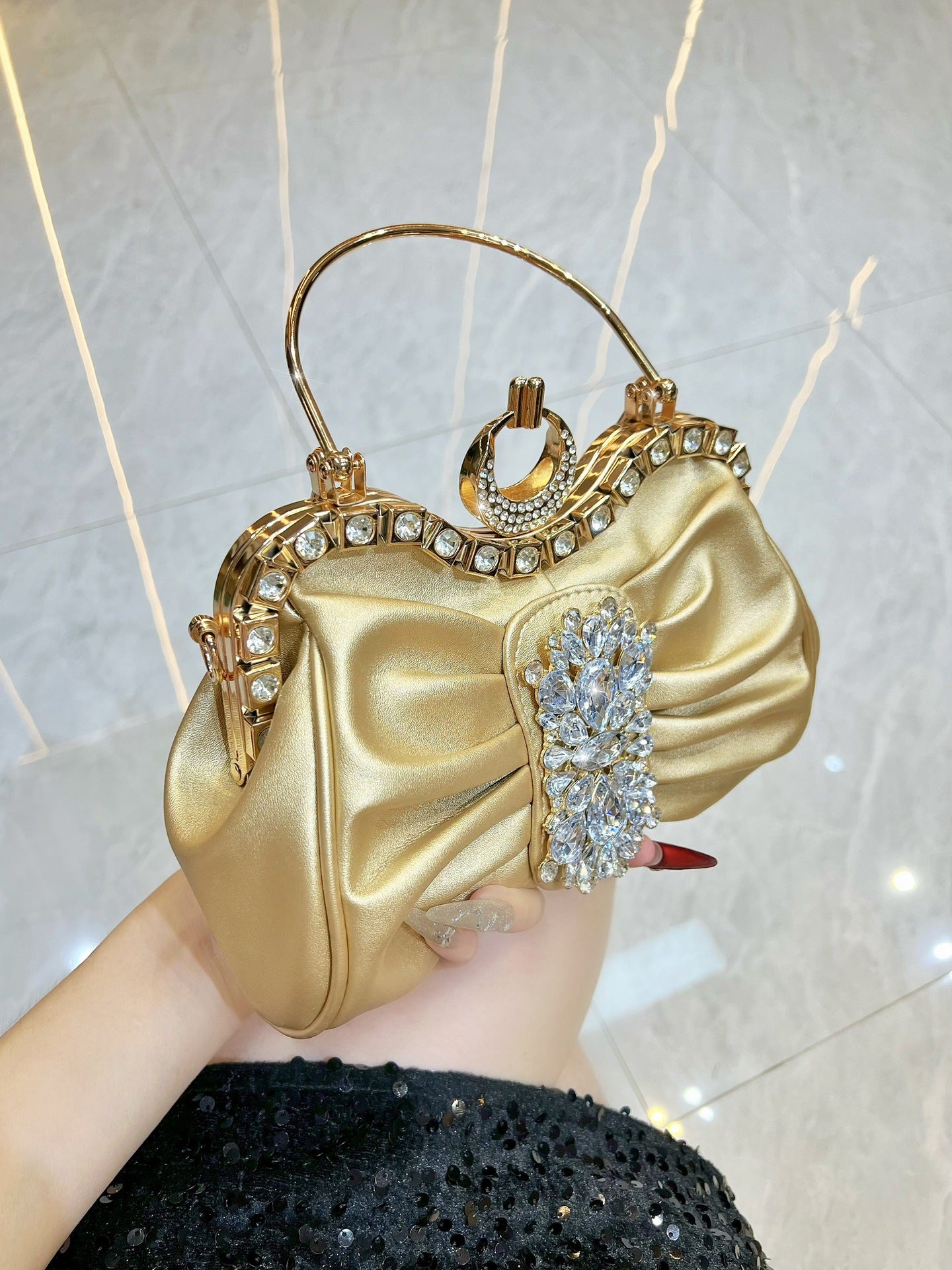 Diamond Fashion Bridesmaid Wedding Exquisite Banquet Dinner Bag