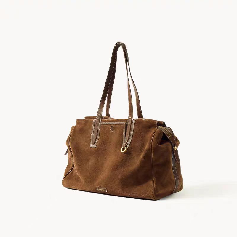Stylish Charming Boston With Tracking Suede Women's Shoulder Bag