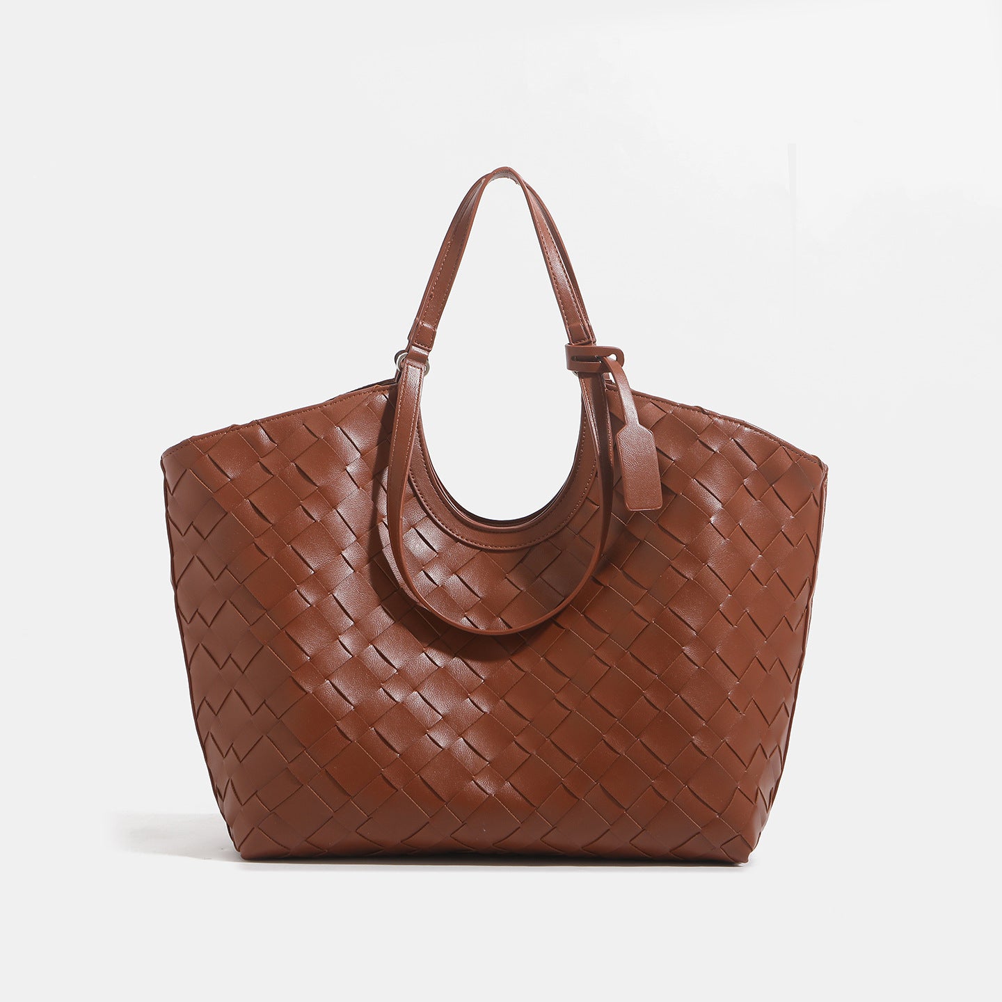 Autumn Vintage Weave Portable Female Minority Fashion Commuter Large Tote Bags