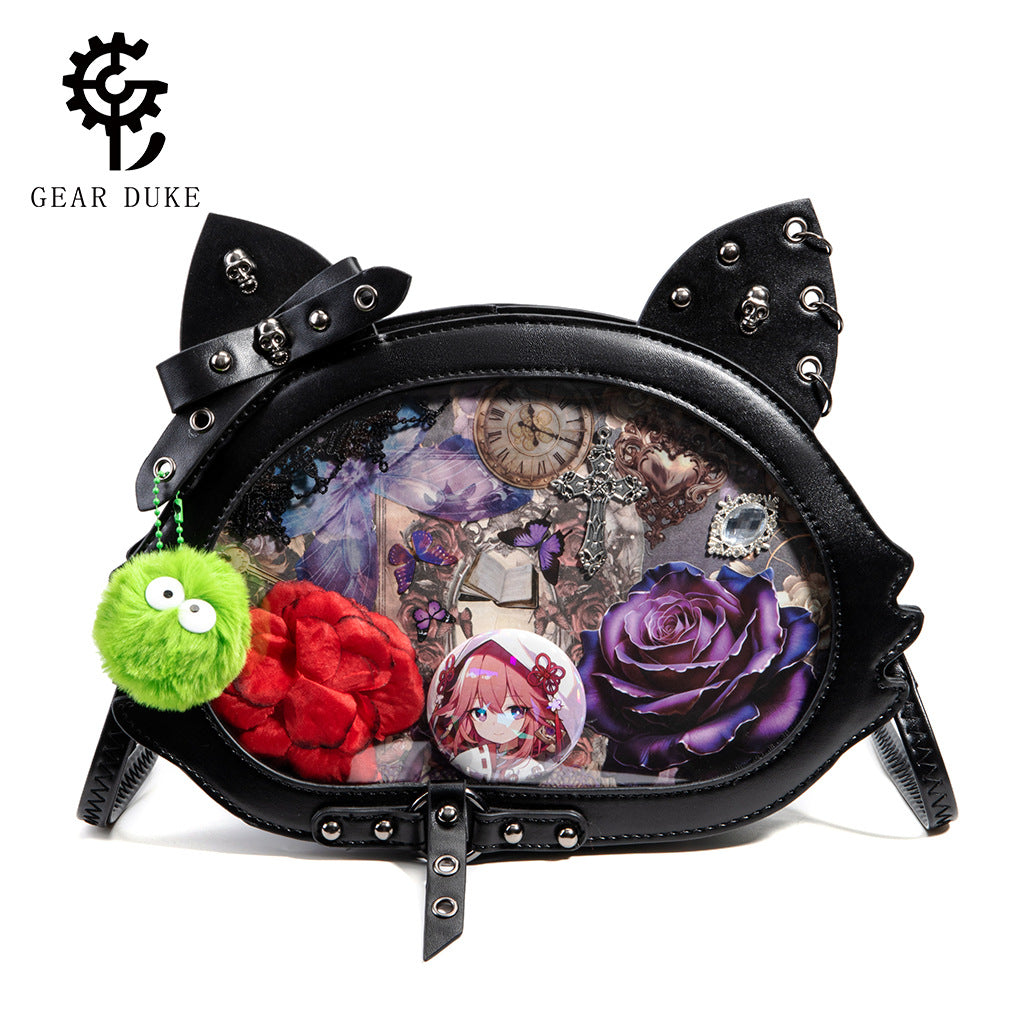 Cartoon Millennium Hot Style Two-dimensional Large Capacity Bar Rice Women's Shoulder Bag