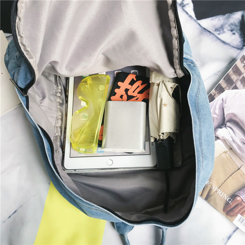 Denim Canon Ef Usm Will Not Leisure Backpack