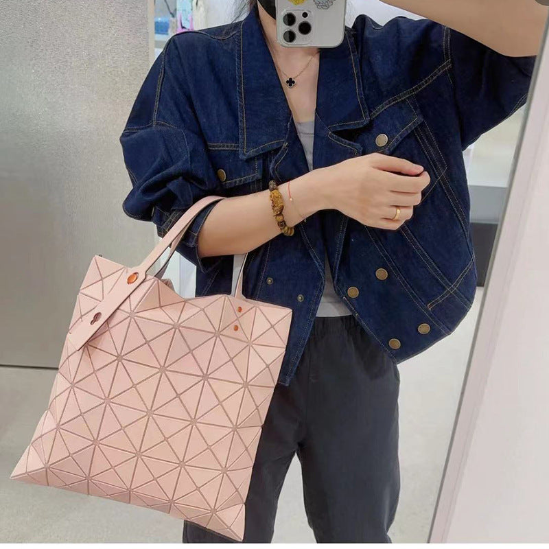 Women's Spring March Matte Polarized Milky White Same Women's Shoulder Bag