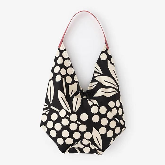 Women's Canvas Large Capacity Portable Leather Strap Bags