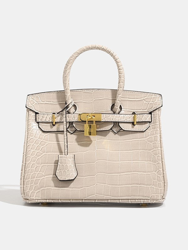 Women's Crocodile Pattern Light Luxury Large Capacity Women's Messenger Bag