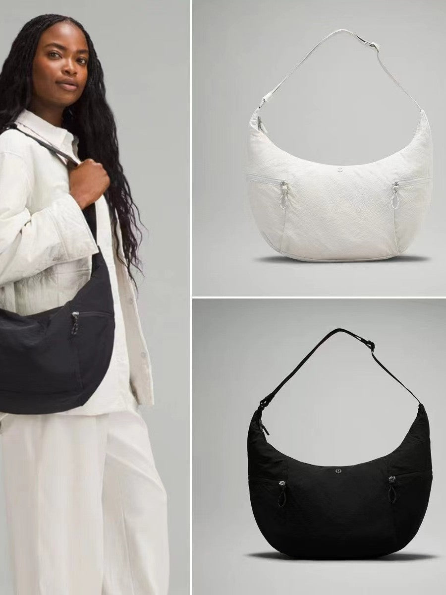 Women's Croissant Fitness Yoga Large Capacity Dumpling Women's Messenger Bag