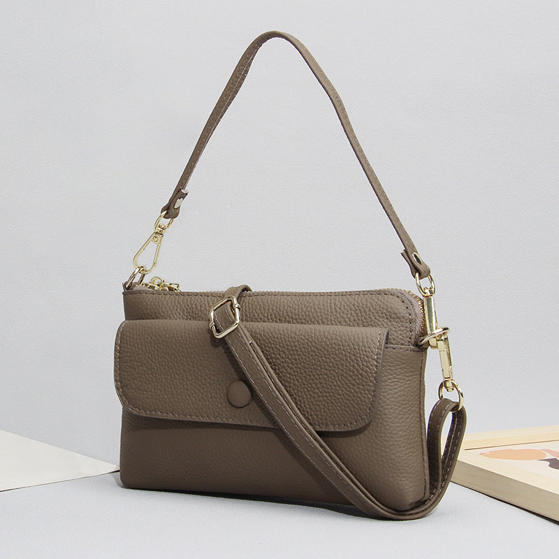 Women's Cell Lightweight Summer First Layer Cattlehide Fashion Simple Women's Messenger Bag