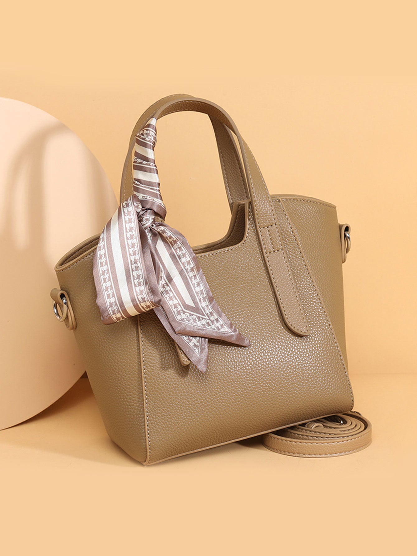 Women's Leather Fashion High Sense Commute For Women's Handbag