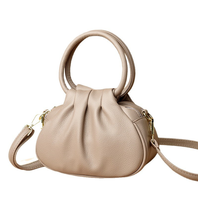 Glamorous Women's Mother Simple Soft Leather Women's Handbag