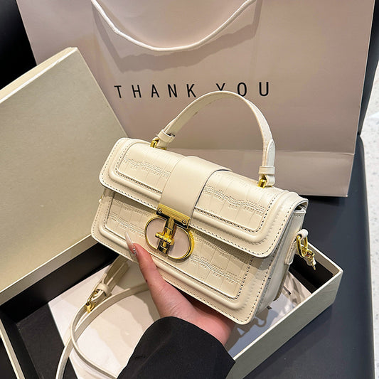 Women's Style Retro Summer Textured Personality Stone Small Square Bag