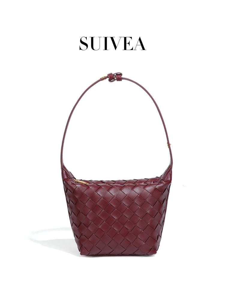 Women's Woven Single Underarm Simple High Sense Women's Handbag
